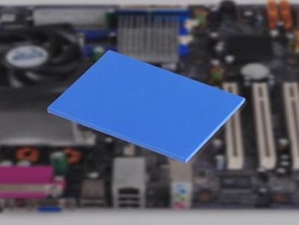 Almofada térmica livre do silicone Heatproof na espessura 1mm do portátil prático